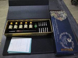 lot 166 image: new davelion calligraphy set black...