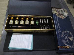 lot 167 image: new davelion calligraphy set black...