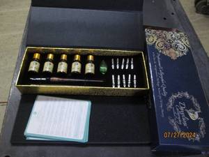 lot 168 image: new davelion calligraphy set black...