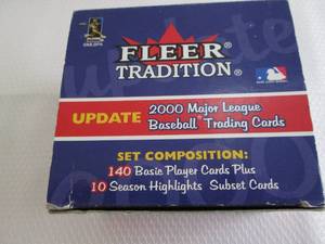 lot 44 image: 2000 Fleer Tradition Baseball Updat...