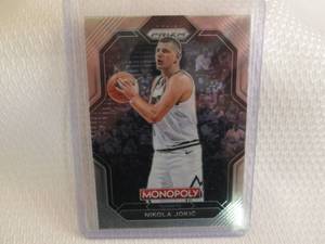 lot 47 image: 2022 - 23 Prizm Monopoly Nikola Jo...