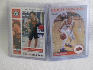 lot 50 image: 2021 Chronicles & Hoops Cade Cunnin...