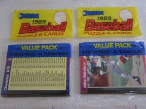 lot 51 image: 2 1989 Donruss Baseball Rack Packs...