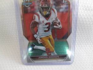 lot 62 image: 2022 Bowman U Jordan Addison Rookie...