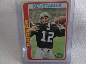 lot 64 image: 1978 Topps Ken Stabler Card...