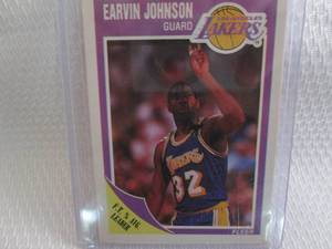 lot 66 image: 1989-90 Fleer Magic Johnson Card...