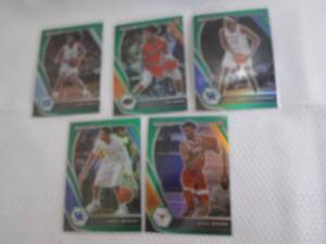 lot 86 image: 2021 Prizm Draft Picks Green Prizm ...