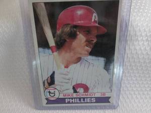 lot 92 image: 1979 Topps Mike Schmidt Card...