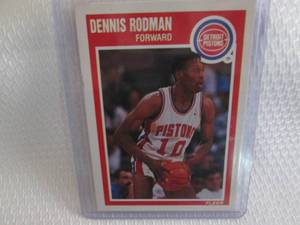 lot 101 image: 1989-90 Dennis Rodman Card...