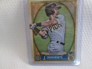 lot 142 image: 2021 Jake Cronenworth Topps Gypsy Q...