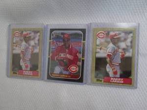 lot 143 image: 1987 Topps & Donruss Barry Larkin R...