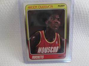 lot 144 image: 1988-89 Fleer Akeem Olajuwon Card...
