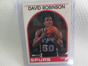lot 161 image: 1989-90 NBA Hoops David Robinson Ro...