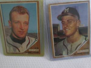 lot 168 image: Topps 1962 Moe Drabowsky & Tony Cl...