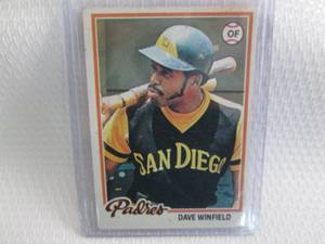 lot 169 image: 1978 Topps Dave Winfield Card...