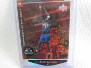 lot 209 image: 1998 Upper Deck Kevin Garnett Super...