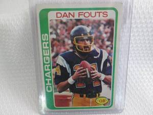 lot 215 image: 1978 Topps Dan Fouts Card...