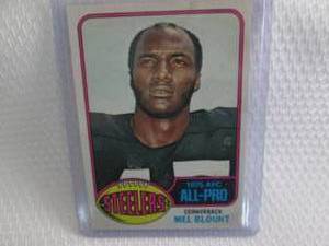 lot 219 image: 1976 Topps Mel Blount Card...