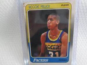 lot 224 image: 1988-89 Fleer Reggie Miller Rookie ...