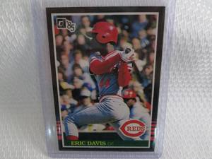 lot 236 image: 1985 Donruss Eric Davis Rookie Card...