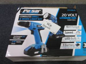 lot 258 image: Pulsar 20V Lithium Ion Cordless Dri...