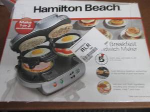 lot 294 image: Hamilton Beach Dual Breakfast Sandw...