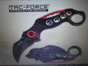 lot 300 image: Tac-Force 4.75 Spring-Assisted Cur...