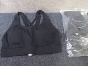 lot 354 image: 2 NWT Size 8 Gym Wolf Sports Bras...