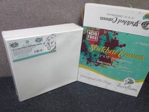 lot 401 image: 5 pk Develiou12x12 Stretched Ca...