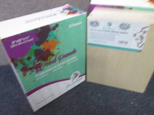 lot 422 image: 2-5 pks Daveliou 8x10 Wood Canv...
