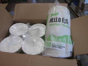 lot 441 image: Case of 1500 - 6 inch Compostable P...