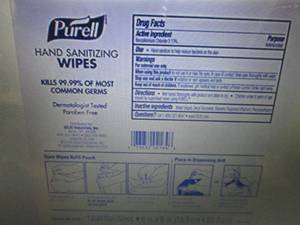 lot 452 image: Purell Hand Sanitizing Wipes, 1,2...