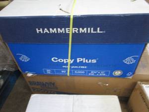 lot 454 image: Case of Hammermill Copy Plus Paper ...