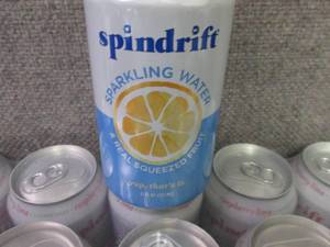 lot 492 image: 20- 12 oz Spindrift Sparkling Water...
