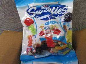 lot 498 image: 12- 6 oz Bonart Sweeties Gummy Cand...