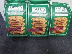 lot 502 image: 3- 7 oz Tates Bake Shop Oatmeal Ra...