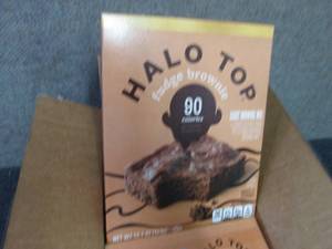 lot 506 image: 6- 12.1 oz Halo Top Fudge Brownie M...