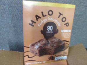 lot 514 image: 6- 12.1 oz Halo Top Fudge Brownie M...