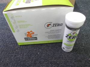 lot 541 image: 8- 10 ct tubes Gatorade Zero Lemon ...
