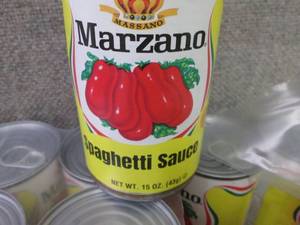 lot 558 image: 12- 15 oz Marzano Spaghetti Sauce...