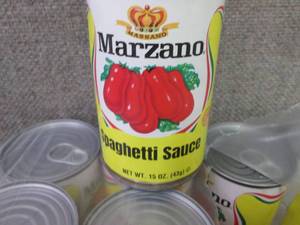 lot 559 image: 12- 15 oz Marzano Spaghetti Sauce...