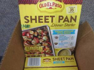 lot 565 image: 10-3.9 oz Old El Paso Sheet Pan Din...