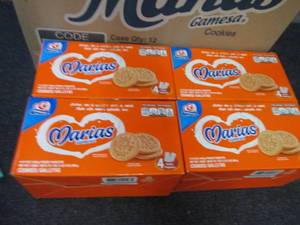 lot 568 image: 4- 19.7 oz Gamesa Marias Cookies...