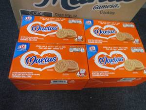 lot 571 image: 4- 19.7 oz Gamesa Marias Cookies...