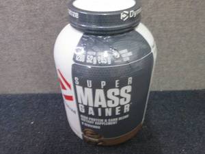 lot 595 image: 6 lb Dymatize Super Mass Gainer Sup...