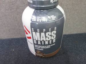 lot 596 image: 6 lb Dymatize Super Mass Gainer Sup...