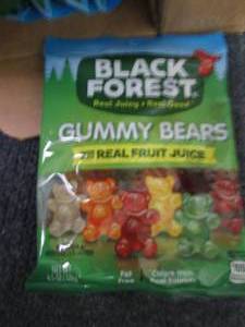 lot 599 image: 12- 4.5 oz Black Forest Gummy Bears...
