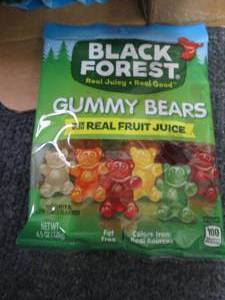 lot 603 image: 12- 4.5 oz Black Forest Gummy Bears...