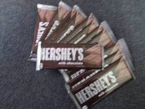 lot 655 image: 12- 1.55 oz Hersheys Bars...