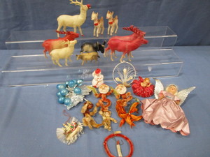 Vintage Deer, Nodder, Chenille, Topper